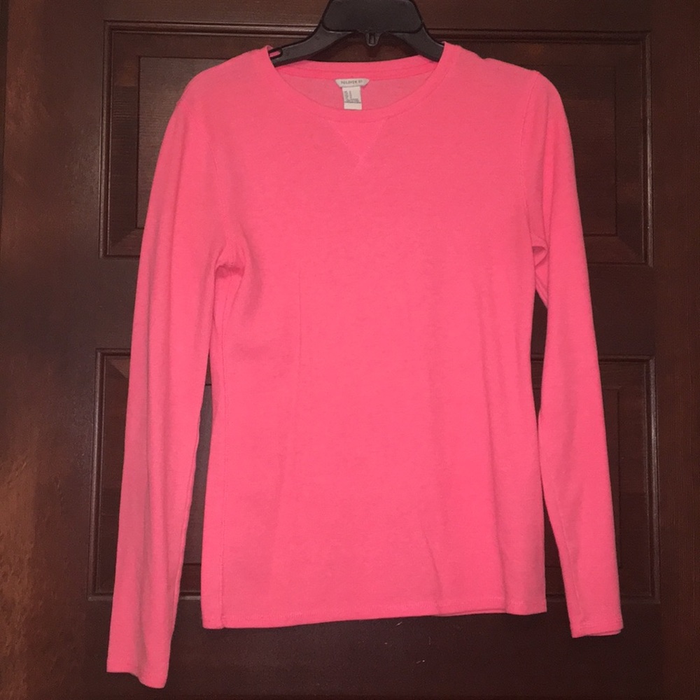 Pink forever 21 thermal shirt